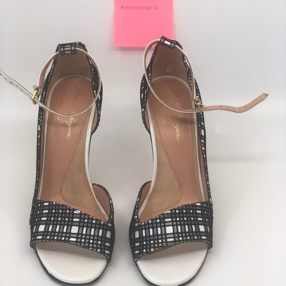 Black & White D'Orsay heels {Like New}